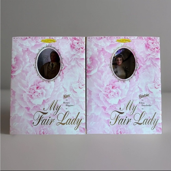 Barbie Other - Hollywood Legends Barbie My Fair Lady Dolls Eliza And Ken As Henry Higgins NRFB